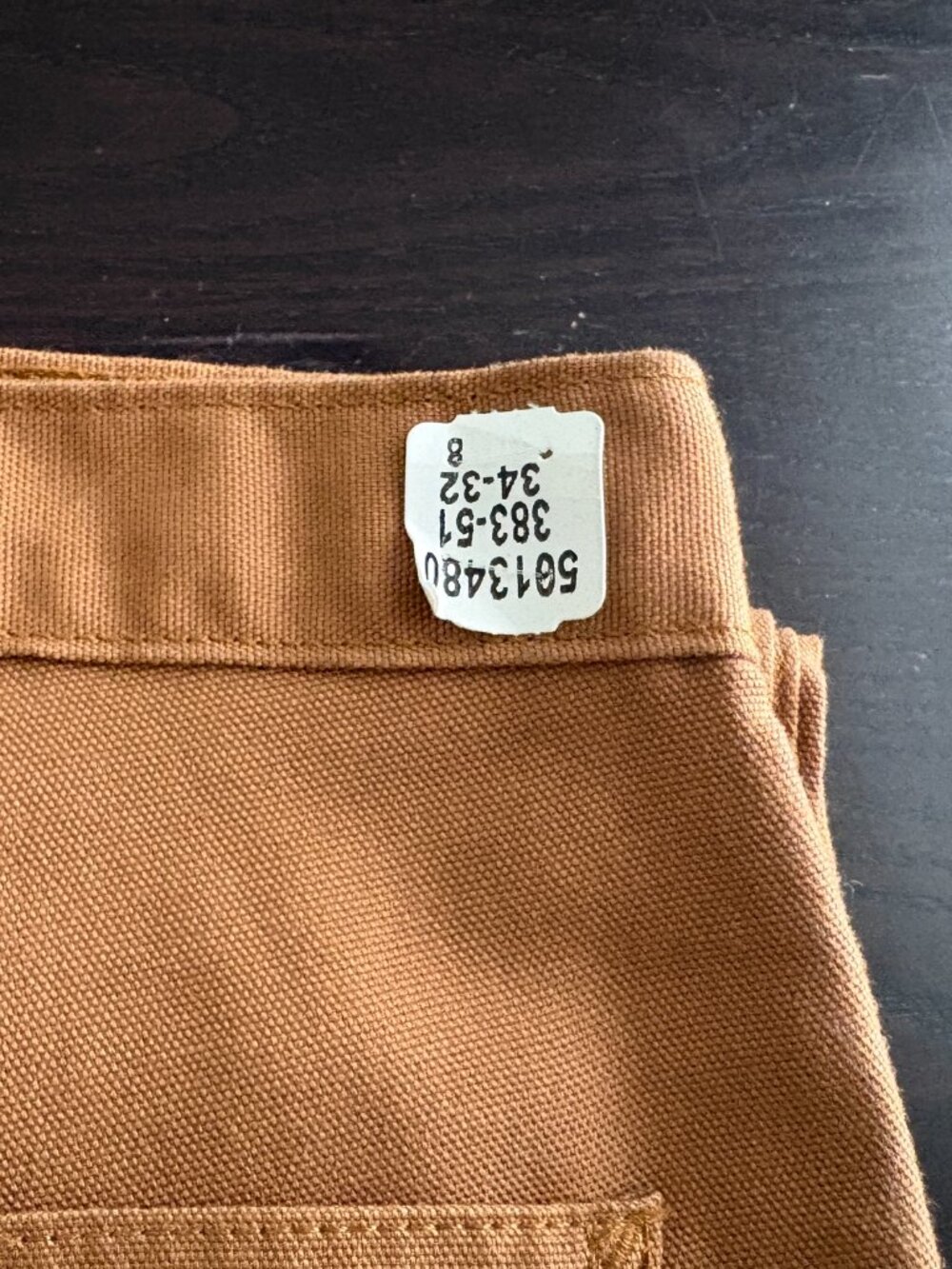 NEW Mens Carhartt 383-51 Dungaree Fit Carpenter Pants 34 X 32 - Picture 2 of 6